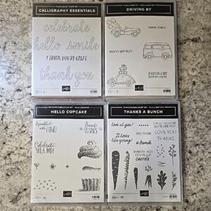 New Stampin' Up! Stamp Sets Bundle of Four